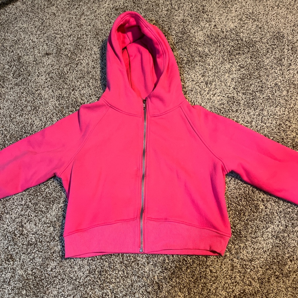 pink zip up from amazon! only worn once